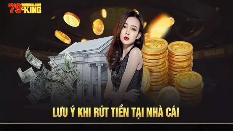 Những lưu ý khi rút tiền tại 79king